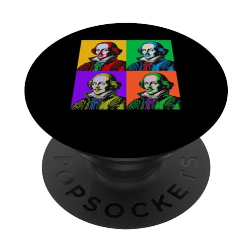 William Shakespeare 1960s Pop Art PopSockets Standard PopGrip