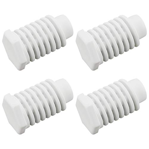 49621 PS1609293 Dryer Leveling Leg feet by Blutoget - Replaces W10823505 AP4295805 PS1609293 EAP1609293 (Pack of 4) - Compatible for Whirlpool Dryer Legs Gew9200lw1 Aed4475tq0 Gew9250pw1 Ced126sxq1