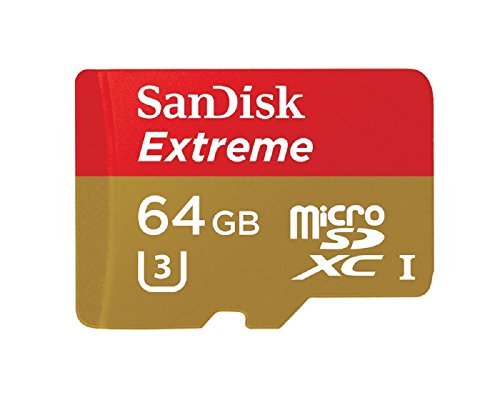 SanDisk Extreme 64GB microSDXC UHS-I Card with Adapter (SDSQXNE-064G-GN6MA)