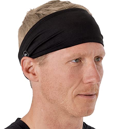 Mens Sweat Bands - Sport Headbands for Men - Workout Headbands for Women - Running Headband -Tennis Athletic Sweatband