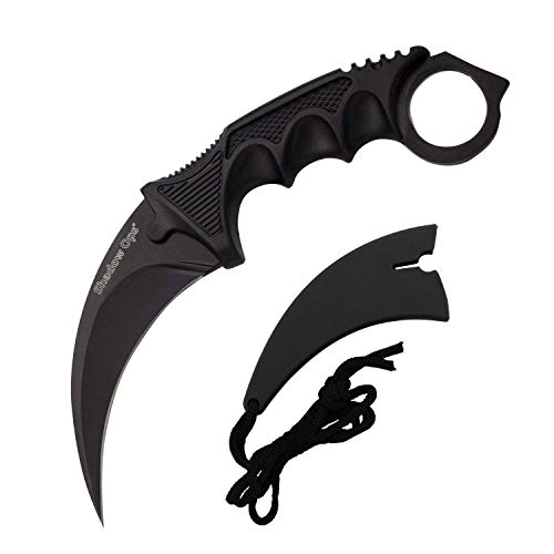 TACTICAL COMBAT KARAMBIT NECK KNIFE G'Store Survival Hunting Fixed Blade w/ SHEATH