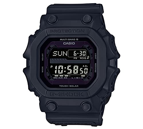 Casio Men Digital Quartz Watch with Plastic Strap GXW-56BB-1ER, Black, Strip