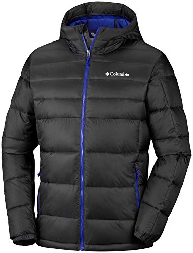 Columbia Men's Buck Butte Insulated Hooded Jacket, Black, Large