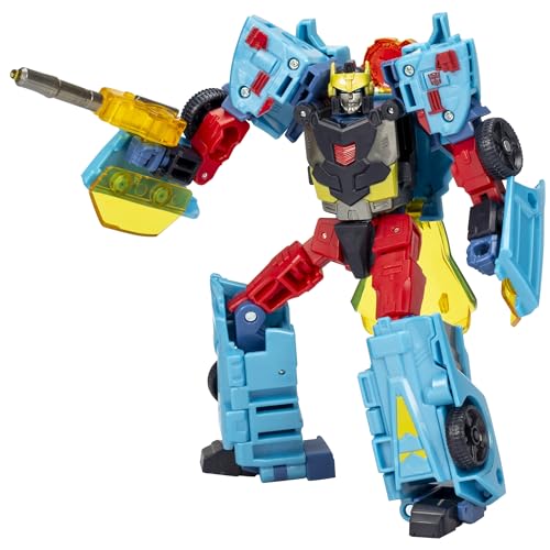 Transformers Legacy United Deluxe Class Cybertron Universe Hot Shot, 5.5-inch Converting Action Figure, 8+
