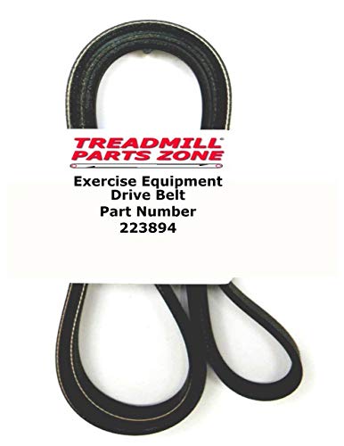 TreadmillPartsZone Replacement ProForm Bike Model PFEX19953 GR80 Drive Belt Part Number 223894