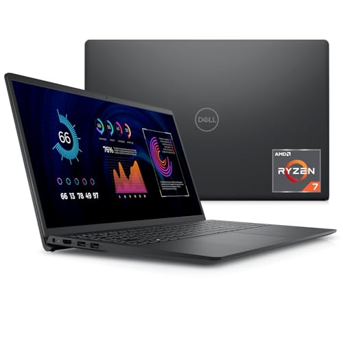 Dell 2023 Newest Inspiron 15 Laptop, 15.6' FHD Display, AMD Ryzen 7 5700U(8-core) Processor, 16GB RAM, 1TB SSD, AMD Radeon Graphics, Wi-Fi, Bluetooth, HDMI, Windows 11 Home