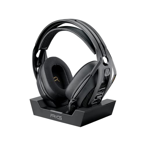 RIG 800 PRO HD Wireless Headset and Multi-Function Base Station - Compatible with PC, Mac, PS5, PS4 - with Dolby Atmos 3D Surround Sound for Windows 10/11 PCs (NOT Compatible with Xbox)