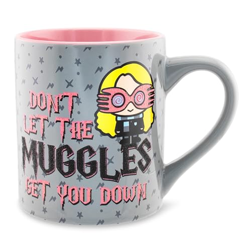 Silver Buffalo Harry Potter Don't Let the Muggles Get You Down Ceramic Mug, 14 Ounces