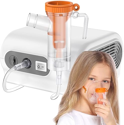 UNOSEKS Nebulizer Machine, Portable Jet Nebulizer for Breathing Issues, Compressor Steam Inhaler for Adults and Kids with a Set of Kits for Home Use