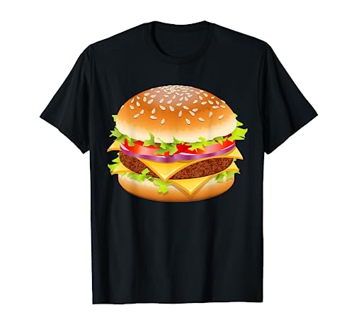 Cheeseburger Hamburger Burger Funny Food Halloween Costume T-Shirt