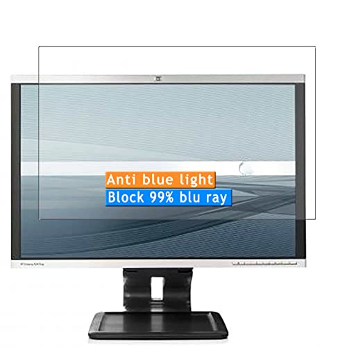 Vaxson 2-Pack Anti Blue Light Screen Protector, compatible with HP Compaq LA2405wg / LA2405 / la2405x 24' Monitor TPU Film Protectors Sticker [ Not Tempered Glass ]