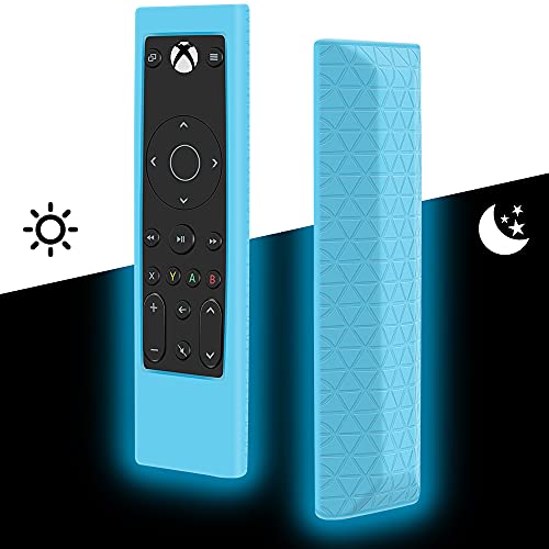 Silicone Protective Case for PDP Gaming Remote Control: Xbox Series X|S Xbox One, Xbox,Shockproof Remote Case Holder Skin Proetector for PDP Xbox One Remote Battery Back Covers Case-Glowblue