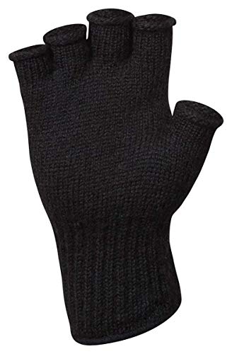 Mcguire Gear Fingerless Wool Glove GI Govt Issue (Black)