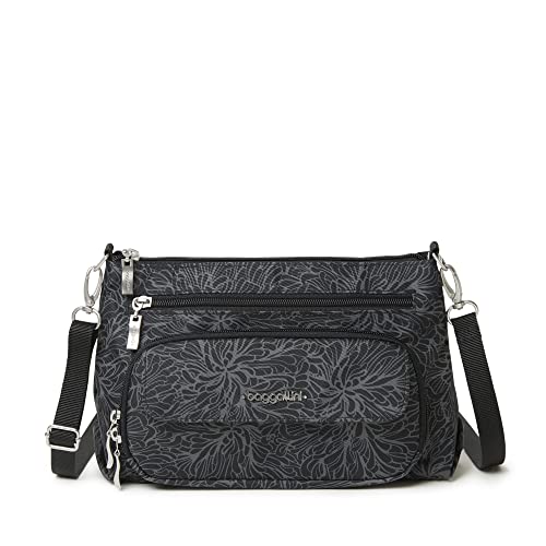 Baggallini Women's Original Everyday Bag, Midnight Blossom, One Size US