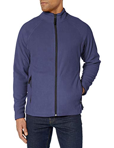 CLIQUE mens Summit Full-zip Microfleece Sweatshirt, Navy, 3X-Large US