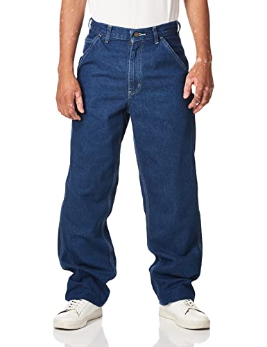 Carhartt Men's Washed Denim Original Fit Work Dungaree B13,Darkstone,30 x 30