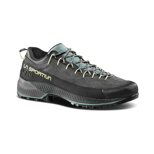 La Sportiva Womens TX4 EVO Leather Technical Approach/Hiking Shoes, Carbon/Zest, 8.5