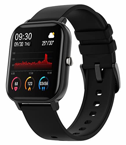 Yihou Fitness Tracker Heart Rate Blood Pressure Watch Blood Oxygen Monitor Pedometer Step Counter Activity Tracker Big Fitness Tracker for Women Men Smart Watch for Android Phones Compatible iPhone