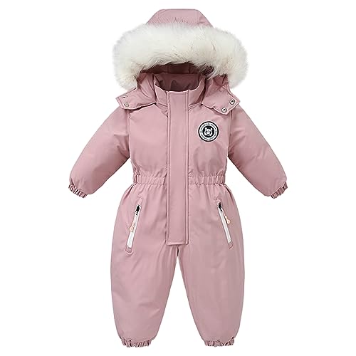 Srkrando Kids Snowsuit Winter Clothes Baby Girl Jacket Snow Suits For Toddler 3T 4T Coat