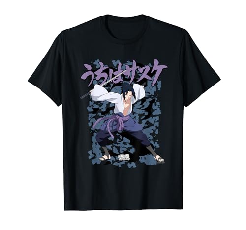 Ripple Junction x Naruto Shippuden Sasuke Uchiha Curse Anime T-Shirt