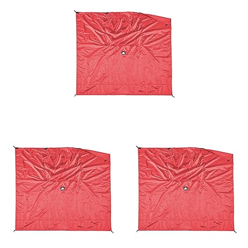 CLAM Quick-Set Wind and Sun Panel Attachment for Escape Sport Screen Shelter Canopy Tent with Carrying Bag, Accessory Only, Red (3 Pack)