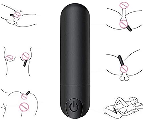 10 Speed Silent Powerful Massage Device, Handheld Electric Bullet Massage Tool for Women's Pleasure, Handheld Mini Pocket Travel Personal Bullet Wand for Neck and Back Muscle Massage Relaxation S6FF5