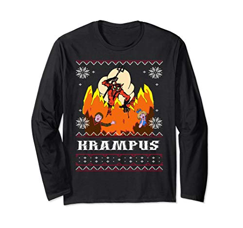 Naughty Children Fiery Lair Krampus Christmas Design