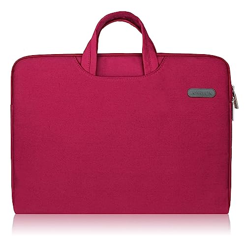 ARVOK 13 13.3 14 Inch Water-Resistant Canvas Fabric Laptop Sleeve with Handle&Zipper Pocket/Notebook Computer Case/Ultrabook Carrying Bag for HP/Dell/Lenovo/A sus/Acer/Samsung