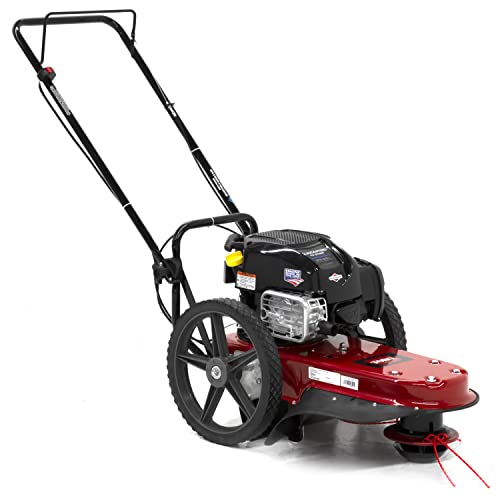 Toro Walk Behind String Mower, 163cc Briggs and Stratton 4-Cycle Engine, 22-Inch Cutting Diameter, Large 14' Wheels, Heavy Duty Replaceable Cutting Lines, 58620