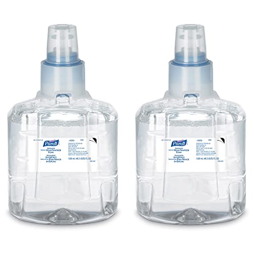 PURELL Advanced Hand Sanitizer Foam, 1200 mL Sanitizer Refill for PURELL LTX-12 Touch-Free Dispenser (Pack of 2) - 1905-02