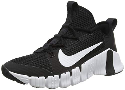 NIKE Unisex Football Soccer Shoe, Black White, 9.5 US Men