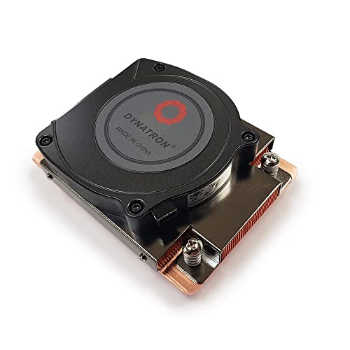 Dynatron A42 1U Copper with Skived Fin Heatsink and Side Blower for AMD AM4/AM5 Socket