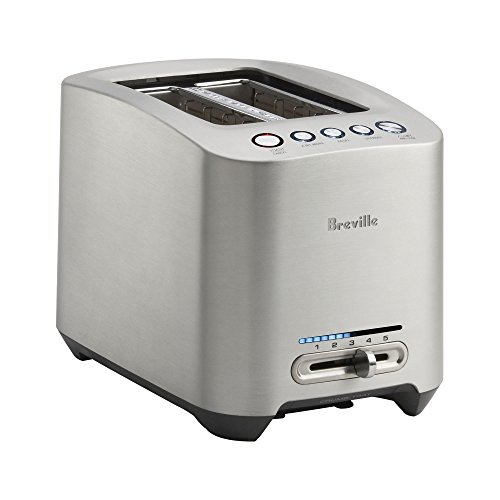 Breville Die-Cast Smart Toaster 2 Slice BTA820XL, Brushed Stainless Steel