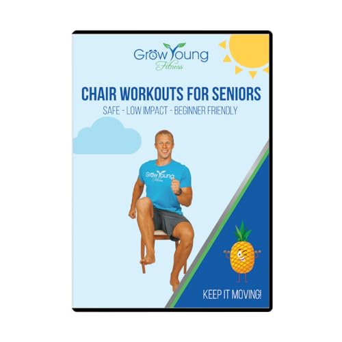Grow Young Fitness Weight Loss Jump Start Exercise for Seniors - Low Impact Workouts From Home - Simple, Safe, Effective Chair Workout DVD for Elderly