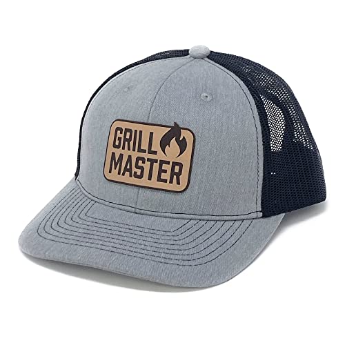 CRAVE HATS Grill Master Hat, Grilling Gifts, Grill Gifts for Men, Unique Grill Gifts (Gray/Black)