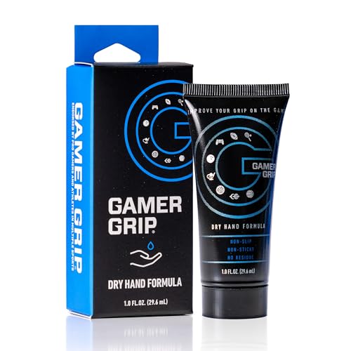 Gamer Grip: Stops sweat on hands & feet - Improves performance - Total Grip Solution endorsed by worlds top athletes in multiple sports + pro gamers. Leading dry hand formula for Hyperhidrosis