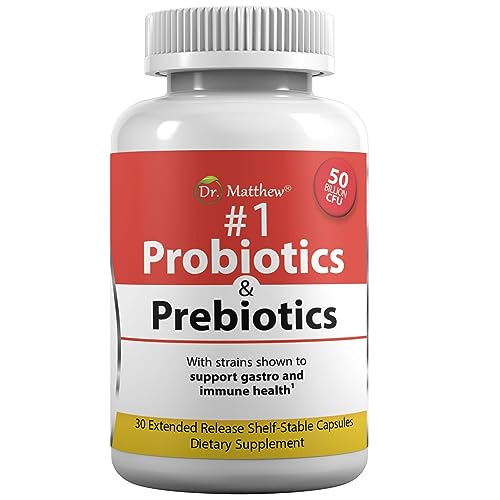 Prebiotics and Probiotics: Lactobacillus Gasseri, Lactobacillus Rhamnosus, Plantarum, Casei, Bifidobacterium longum, lactis, infantis. Probiotic Prebiotic, Pre and Probiotics for Digestive Health.