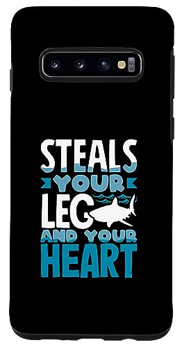 Galaxy S10 Tiger Sharks Steals Your Leg Galeocerdo Cuvier Case