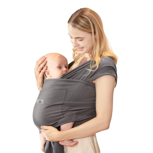 KIDIRA Baby Wraps Carrier Newborn to Toddler - Baby Sling Hands-Free Baby Carrier Wrap - Infant Carrier wrap - Adjustable Baby Slings Carrier for Newborn 7 to 35 lbs