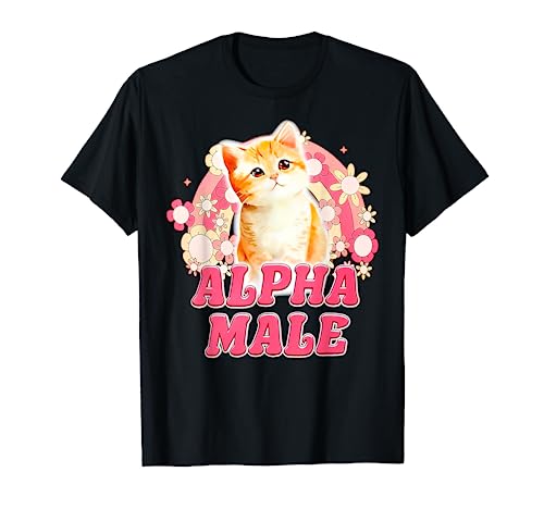 Alpha Male Cat Kitten Funny For Men Women T-Shirt