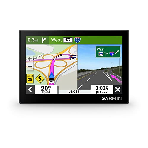 Garmin Drive 53 with Traffic, GPS Navigator, High-Resolution Touchscreen, Simple On-Screen Menus and Easy-to-See Map, Driver and Traffic Alerts