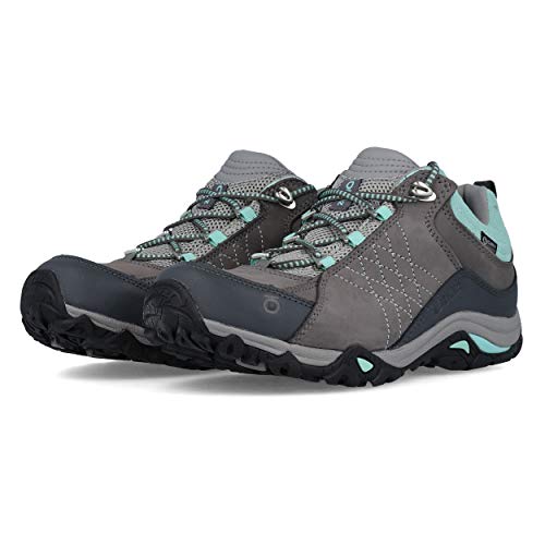 Oboz Sapphire Low B-Dry Hiking Shoe - Women's Charcoal/Beach Glass, 9.5