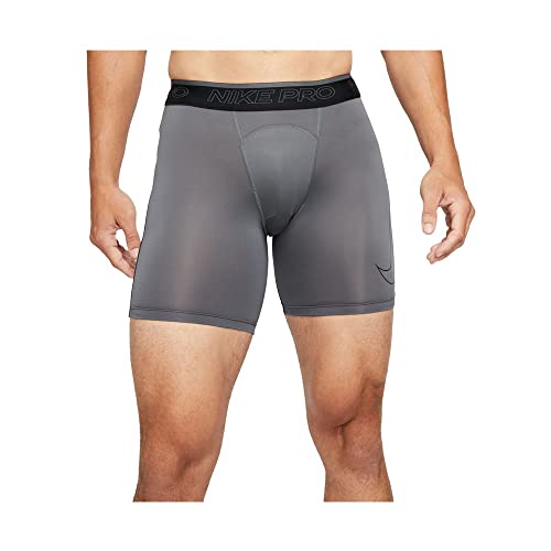 Nike Pro Dri-FIT Men's Shorts, Iron Grey/Black/Black, XL