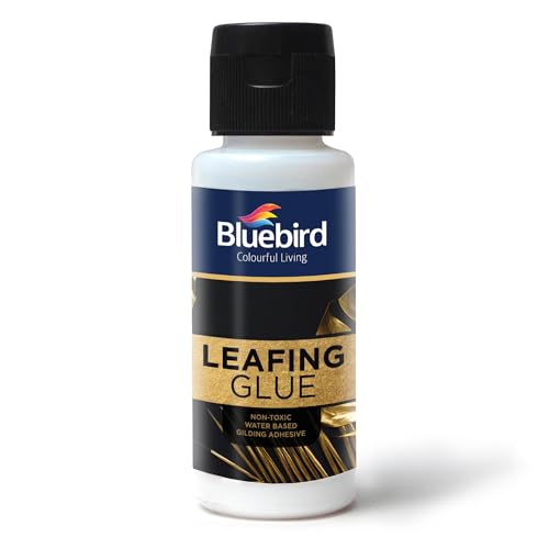 Bluebird Gold Leaf Adhesive 3.4 Fl. Oz. / 100 ML Gilding Adhesive, Leafing Glue for Art and Craft