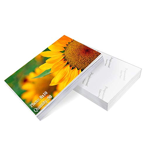 Photo Paper 8x10 inch High Glossy Paper 50 Sheets