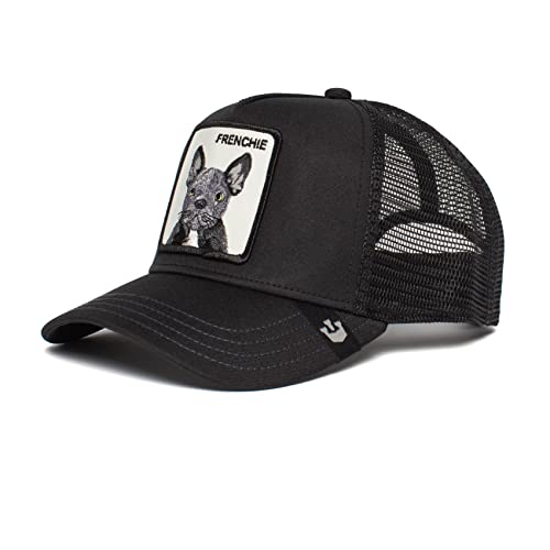 Goorin Bros. The Farm Unisex Original Adjustable Snapback Trucker Hat, Black (The Frenchie), One Size