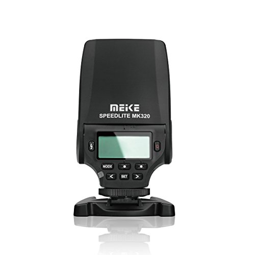 MEIKE MK-320S Mini TTL Speedlite Automatic Flash for Sony MI Hot Shoe DSLR and Mirrorless Cameras A7 A7II NEX6 A6000 A6300 A6500