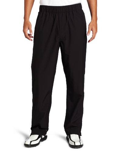 Zero Restriction Men's Packable Pant Packable Rain Pant, Black, Small