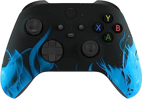 Xbox Custom Modded Rapid Fire Controller - Soft Shell for Comfort Grip X - Includes Largest Variety of Modes (Flames)