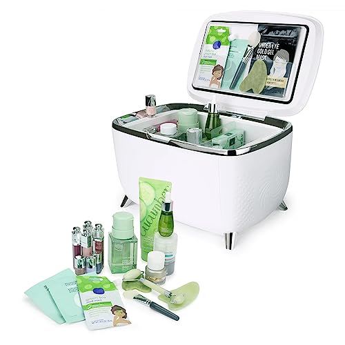 PERSONAL CHILLER 6.2L SkinCare Fridge, Portable Cosmetic Mini Fridge, Low Noise Small Refrigerator for Beauty Products, Beverage, Home, Bedroom